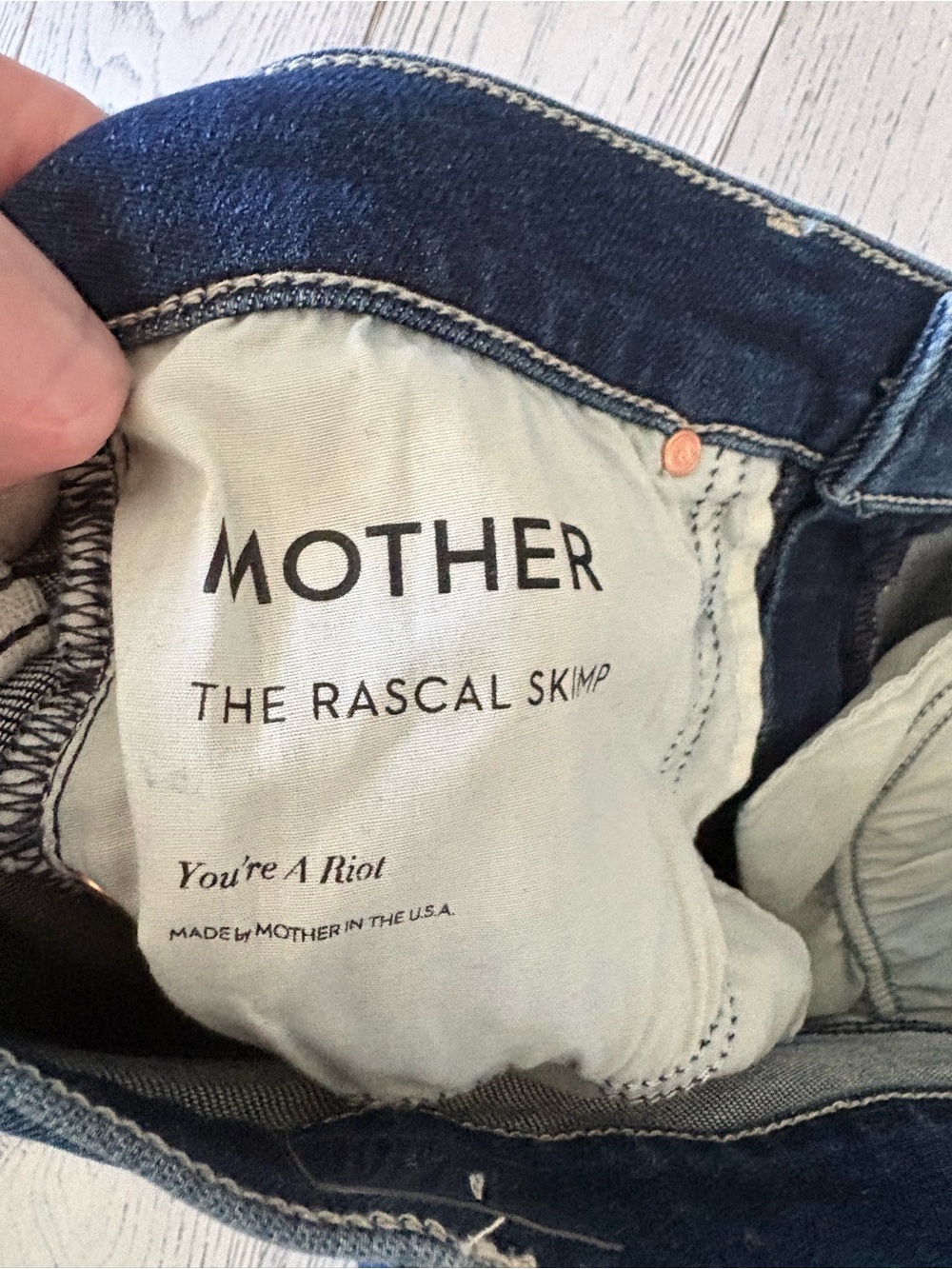 MOTHER The Rascal Skimp Straight in You're A Riot - Picture 3 of 11